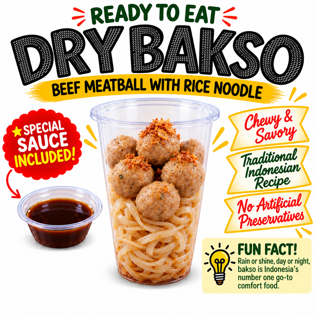 Dry Bakso